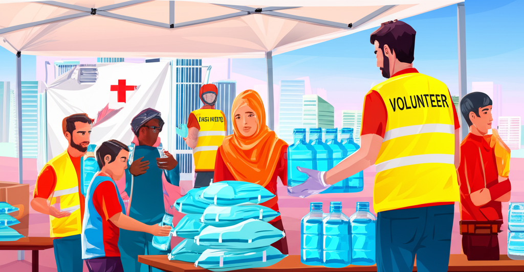 Athar Volunteer Team members